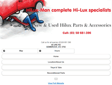 Tablet Screenshot of hiluxman.com